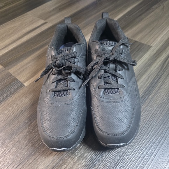 Dockers Other - Dockers Men's Comfort Walking Work Shoes Black Lace Up Sneakers Size 9W 9 Wide